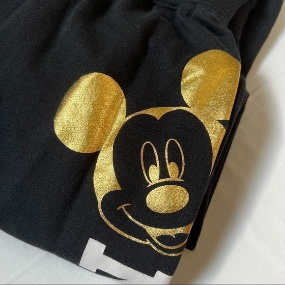 DISNEY Mickey Mouse Black Joggers Sweatpants Unisex Size S 3/5 CH 3/5 - Picture 3 of 10